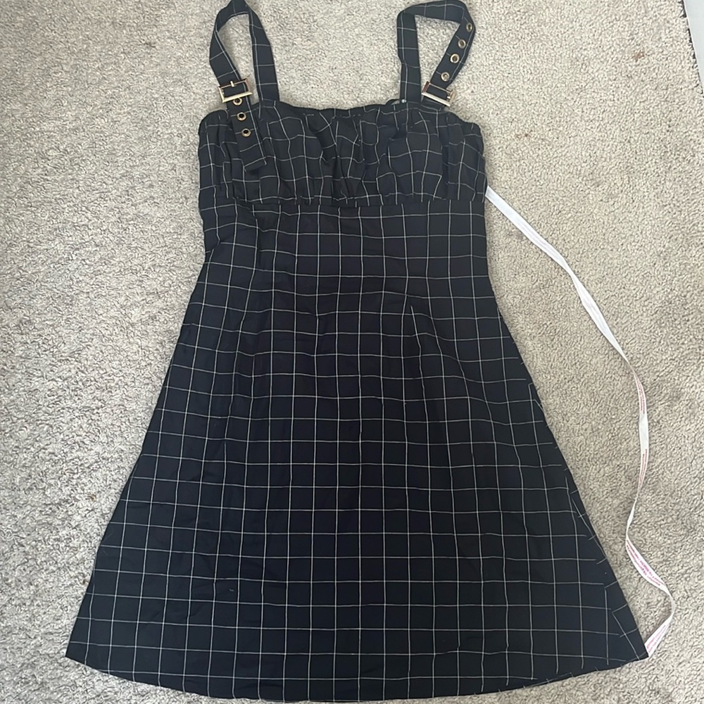 Missguided black and white mini dress with tags